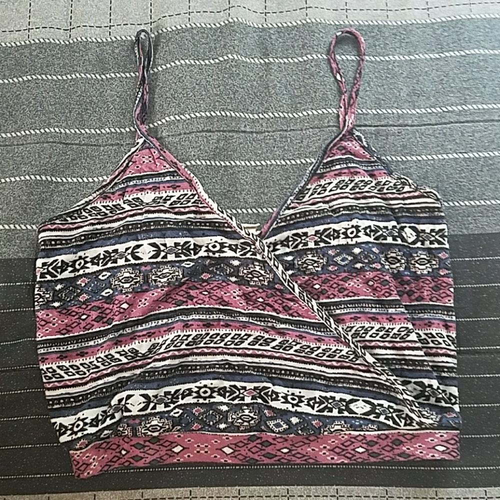 Girly crop top with fun patterns
